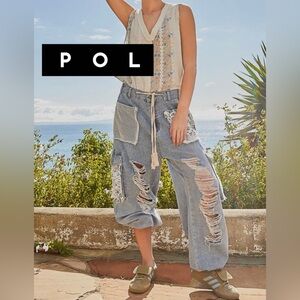 Bestseller Denim Vintage Crochet Pants